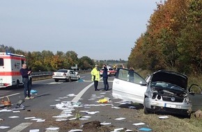 Verkehrsdirektion Mainz: POL-VDMZ: Verkehrsunfall - Vier Verletzte