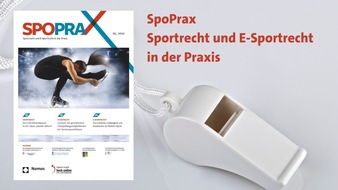 Nomos Verlagsgesellschaft mbH & Co. KG: „SpoPrax – Sportrecht und E-Sportrecht in der Praxis“ ab Mai 2022 bei Nomos