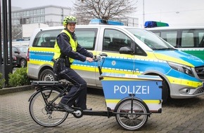 Polizei Bochum: POL-BO: Bochum / Nach "IRMCHEN" folgt "IDA" - Polizei-Elektro-Lastenrad rollt umweltschonend durchs Revier