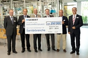 Geberit Vertriebs AG: Jubiläum 10 Jahre Geberit Informationszentrum GIZ in Jona / Lancierung «Geberit Preis für Spitzenleistungen in der Sanitärbranche»