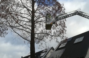 Feuerwehr Wetter (Ruhr): FW-EN: Wetter - fünf Einsätze aufgrund des Sturmes "Antonia" und Person hinter verschlossener Tür