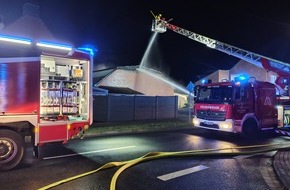 Freiwillige Feuerwehr Gangelt: FW Gangelt: Unterst&uuml;tzung bei Gro&szlig;brand im Selfkant
