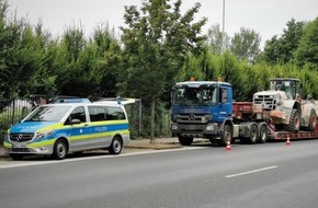 Polizei Mettmann: POL-ME: Gleich drei Lkw stillgelegt: Kommissaranwärter hatte "glückliches Händchen" - Langenfeld / Heiligenhaus - 1907100