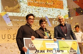 Entrepreneurs' Organization: Preisverleihung in Frankfurt: Mexikanischer Student gewinnt Global Student Entrepreneur Awards der Entrepreneurs' Organization