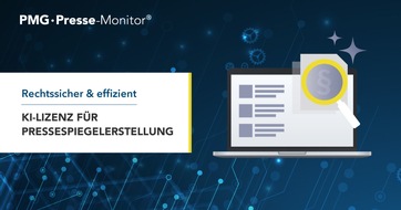 PMG Presse-Monitor GmbH & Co. KG: KI-Lizenz für Pressespiegelerstellung / PMG Presse-Monitor & VG WORT geben Rechtssicherheit