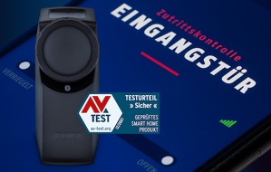 ABUS Gruppe: Smart und „Sicher“ – AV-TEST zertifiziert Türschlossantrieb HomeTec Pro Bluetooth von ABUS