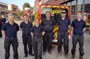 Feuerwehr Heiligenhaus: FW-Heiligenhaus: Unwettereinsatz in der Eifel (Meldung 21/2021)