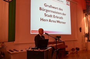 Feuerwehr Erkrath: FW-ME: Jahreshauptversammlung der Freiwilligen Feuerwehr der Stadt Erkrath