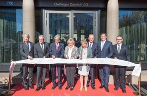 Oettinger Davidoff AG: Oettinger Davidoff AG inaugure son nouveau siège social de la Nauenstrasse à Bâle