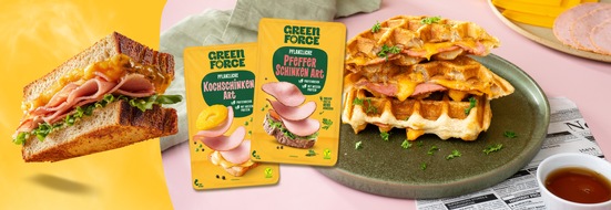 GREENFORCE FUTURE FOOD AG: Schinken war nie heißer: GREENFORCE bringt den Kult-Klassiker in pflanzlich und zum Erhitzen!