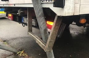 Polizei Hagen: POL-HA: Lkw-Fahrer legte Truck lahm