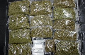 Polizeipräsidium Aalen: POL-AA: Auenwald/Kornwestheim/Stuttgart/Waiblingen: Ermittlungserfolg gegen die Rauschgiftkriminalität - Kriminalpolizei Waiblingen beschlagnahmte über 11 Kilo Marihuana