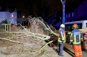 Feuerwehr Bochum: FW-BO: 2. Update Orkantief Zeynep