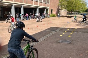Polizeipr&auml;sidium Trier: POL-PPTR: Fahrradfahren aber sicher: F&uuml;nftkl&auml;ssler nahmen an Projekttag teil