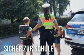 Polizeipräsidium Rheinpfalz: POL-PPRP: Achtung Schulanfang! - Tipps Ihrer Polizei für einen sicheren Schulweg