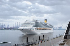 Costa Kreuzfahrten: Eine Brise "La Bella Vita" in Hamburg: Costa Favolosa startet die Sommersaison in Nordeuropa