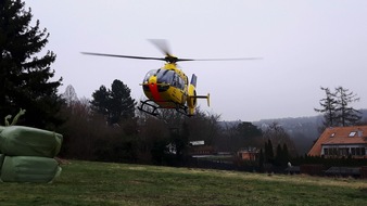 Feuerwehr Herdecke: FW-EN: First Responder Einsatz am Ahlenberg für die Feuerwehr - Christoph 8 landete als Notarztzubringer