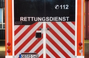 Feuerwehr Oberhausen: FW-OB: Verkehrsunfall mit sechs Verletzten auf der Osterfelder Straße