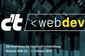 c't: c't <webdev> / Die neue Konferenz für Frontend-Entwicklung