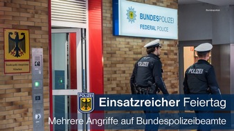 Bundespolizeidirektion München: Bundespolizeidirektion München: Angriffe auf Bundespolizisten am laufenden Band - Keine schlimmeren Verletzungen