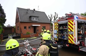 Feuerwehr Pulheim: FW Pulheim: Zwei Verletzte nach Verpuffung in Wohnhaus