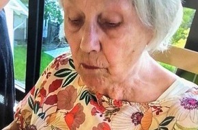 Polizei Hagen: POL-HA: Demente Seniorin vermisst - Wo ist Brigitte Patzsch?