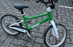Kreispolizeibeh&ouml;rde Siegen-Wittgenstein: POL-SI: Polizei sucht rechtm&auml;&szlig;igen Besitzer von gr&uuml;nem Kinderfahrrad #polsiwi