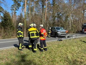 KFV Bodenseekreis: B31: Zwei Verletzte nach Frontalkollision