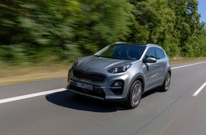 Kia Deutschland GmbH: Kia Sportage fährt mit Infotainment-Upgrade und modernen Diesel-Mildhybriden ins Modelljahr 2021