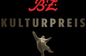 B.Z.: 32. B.Z.-Kulturpreis: Bronzene B&auml;ren gehen an Herta M&uuml;ller, Elina Garanca, Kirill Serebrennikow, Alexander Scheer, Norbert Bisky sowie Peter Plate und Ulf Sommer / Verleihung am 15. April 2026