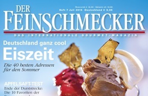 Jahreszeiten Verlag, DER FEINSCHMECKER: Deutschland ganz cool: DER FEINSCHMECKER empfiehlt die 40 besten Eisdielen