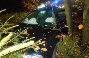 Polizeiinspektion Nienburg / Schaumburg: POL-NI: Betrunken von Fahrbahn abgekommen