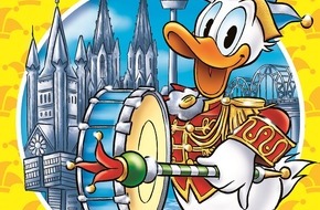 Egmont Ehapa Media GmbH: Karneval-Fieber in Entenhausen - Donald Duck und Annette Frier im Lustigen Taschenbuch Mundart Kölsch