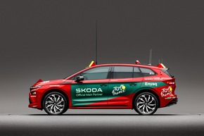 Škoda Auto feiert sein 130-jähriges Bestehen beim 22. Auftritt als Hauptpartner der Tour de France