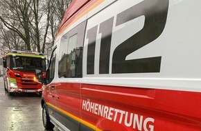 Feuerwehr Gladbeck: FW-GLA: Höhenrettereinsatz in Gladbeck