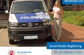 Polizeidirektion Göttingen: POL-GOE: #liveticker110 - Ein Blick hinter die Kulissen der Polizeidirektion Göttingen