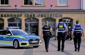 Polizeidirektion Trier: POL-PDTR: Pressemeldung der PI Idar-Oberstein zum vergangenen Wochenende