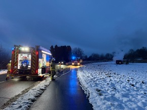 FW Weinheim: PKW Brand im Hammelsbrunnen
