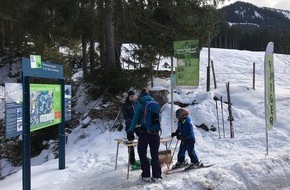 Allgäu GmbH: Natürlich auf Tour im Allgäu, Aktionstag am 8.Februar: Ranger und Rangerinnen erklären und informieren.