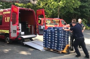 Feuerwehr Dortmund: FW-DO: Feuerwehr Dortmund stellt Einsatzkleidung für die Waldbrandbekämpfung im Nationalpark Sächsische Schweiz bereit