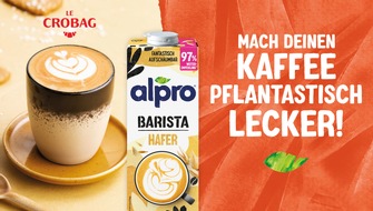 Danone DACH: Alpro wird erster Partner für pflanzliche Milchalternativen bei Le Crobag