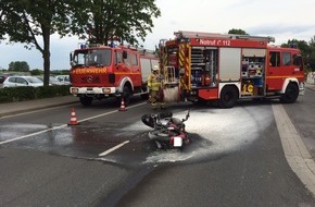 Feuerwehr Stolberg: FW-Stolberg: Drei Verkehrsunfälle und zwei Verletzte sind die bisherige Bilanz des heutigen Dienstages