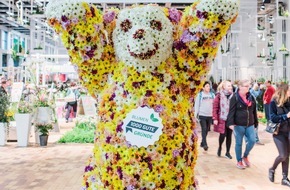Messe Berlin GmbH: Blooming City: Urbane Szenerien erblühen im Januar / Landgard und "Blumen - 1000 gute Gründe" bringen florale und kreative Vielfalt in die Blumenhalle der Internationalen Grünen Woche Berlin 2019