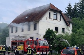 Polizeiinspektion Celle: POL-CE: Unterlüß - Wohnhausbrand mit einem Todesopfer und einem Schwerverletzten