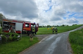 Freiwillige Feuerwehr Breckerfeld: FW-EN: Lande5platzsicherung für Rettungshubschrauber