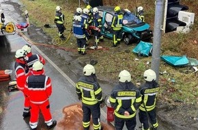 Feuerwehr Sprockhövel: FW-EN: Schwerer Verkehrsunfall auf der Schwelmer Straße
