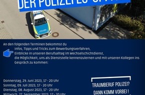 Polizeipräsidium Rheinpfalz: POL-PPRP: Berufsinfoabend bei der Polizei Ludwigshafen-Oppau