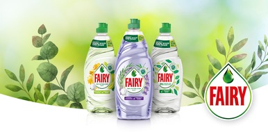 Procter & Gamble Germany GmbH & Co Operations oHG: Fairy bringt zwei natürliche Düfte und eine parfümfreie Variante auf den Markt