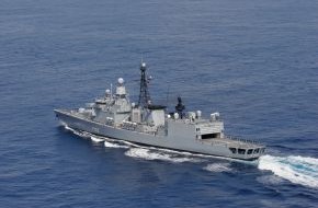 Presse- und Informationszentrum Marine: Deutsche Marine - Pressemeldung / Pressetermin: Fregatte "Karlsruhe" auf dem Weg zu "Atalanta" - Ein alter Bekannter im Golf von Aden