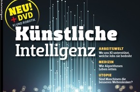 Gruner+Jahr, P.M. Magazin: Das Wissensmagazin P.M. widmet eine komplette Ausgabe dem Thema "Künstliche Intelligenz"